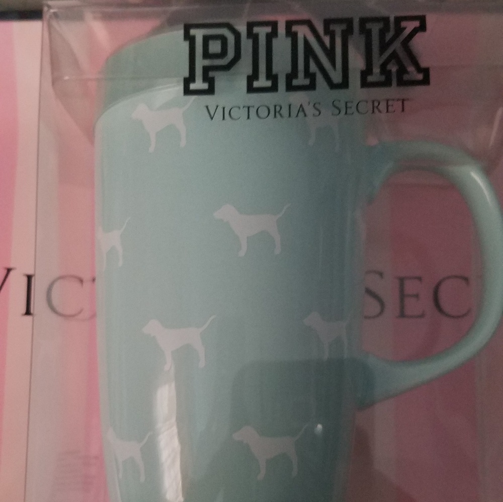 Pink ceramic mug